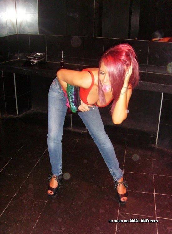 Wild UK party girl in hot and sexy hacked pictures #60657842