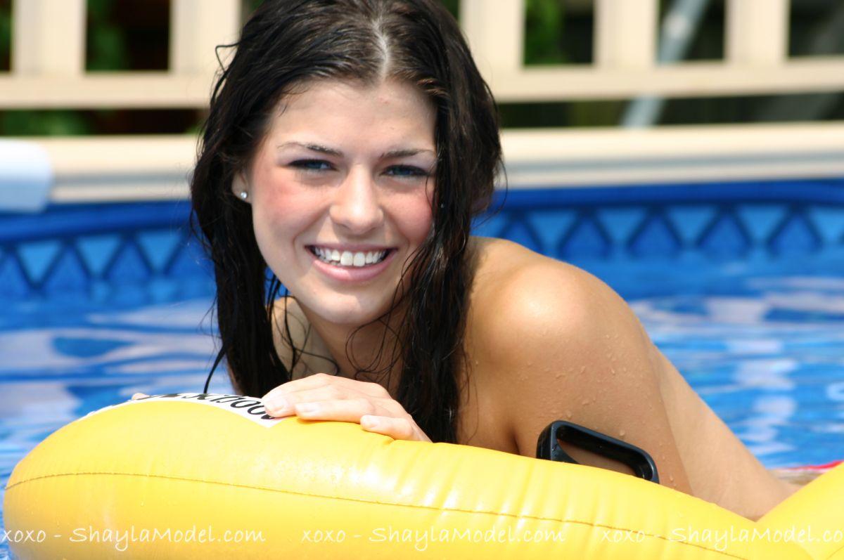 Pictures of Shayla Model having some fun in the pool #59964641