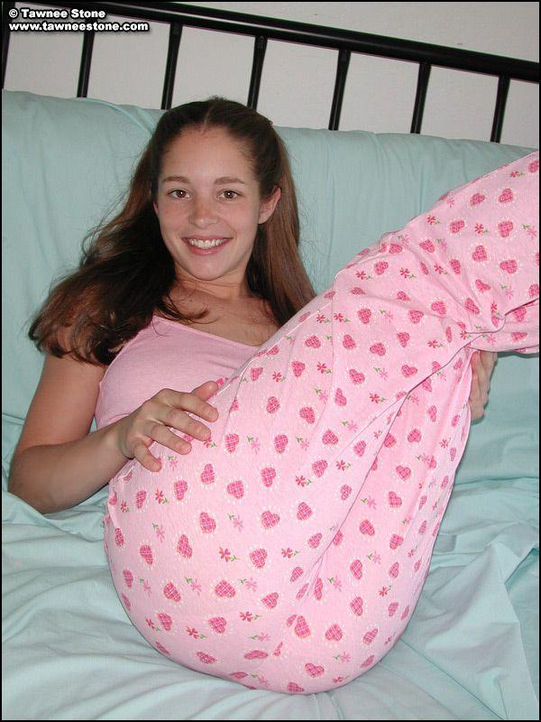 Pictures of teen Tawnee Stone slipping out of her pjs #60061638