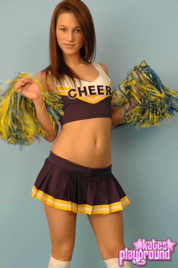 Kate dresses up as a cheerleader and strips to distract the other team #58058938