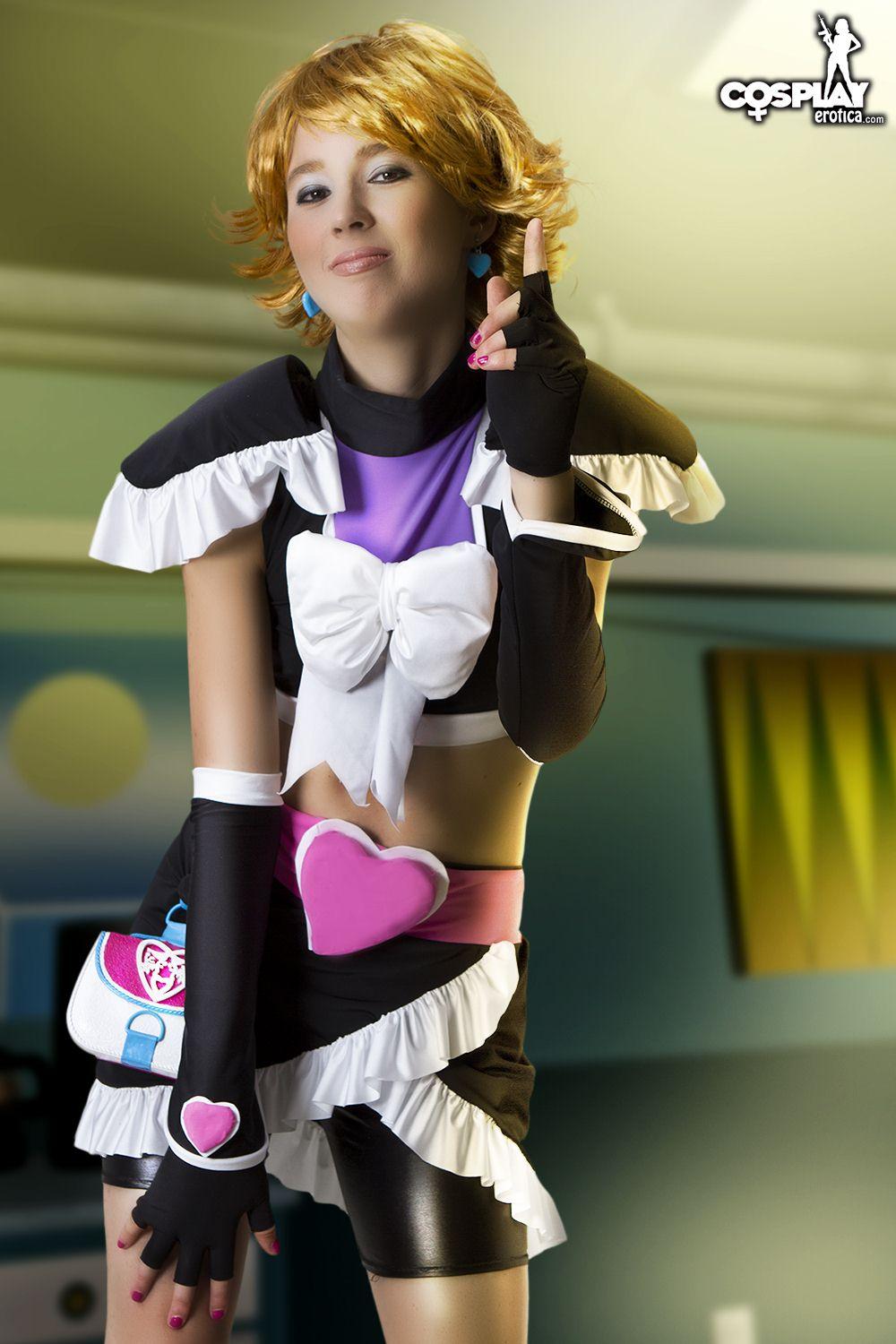 Sexy cosplayer Stacey gives some hot Pretty Cure anime fantasy #60007730