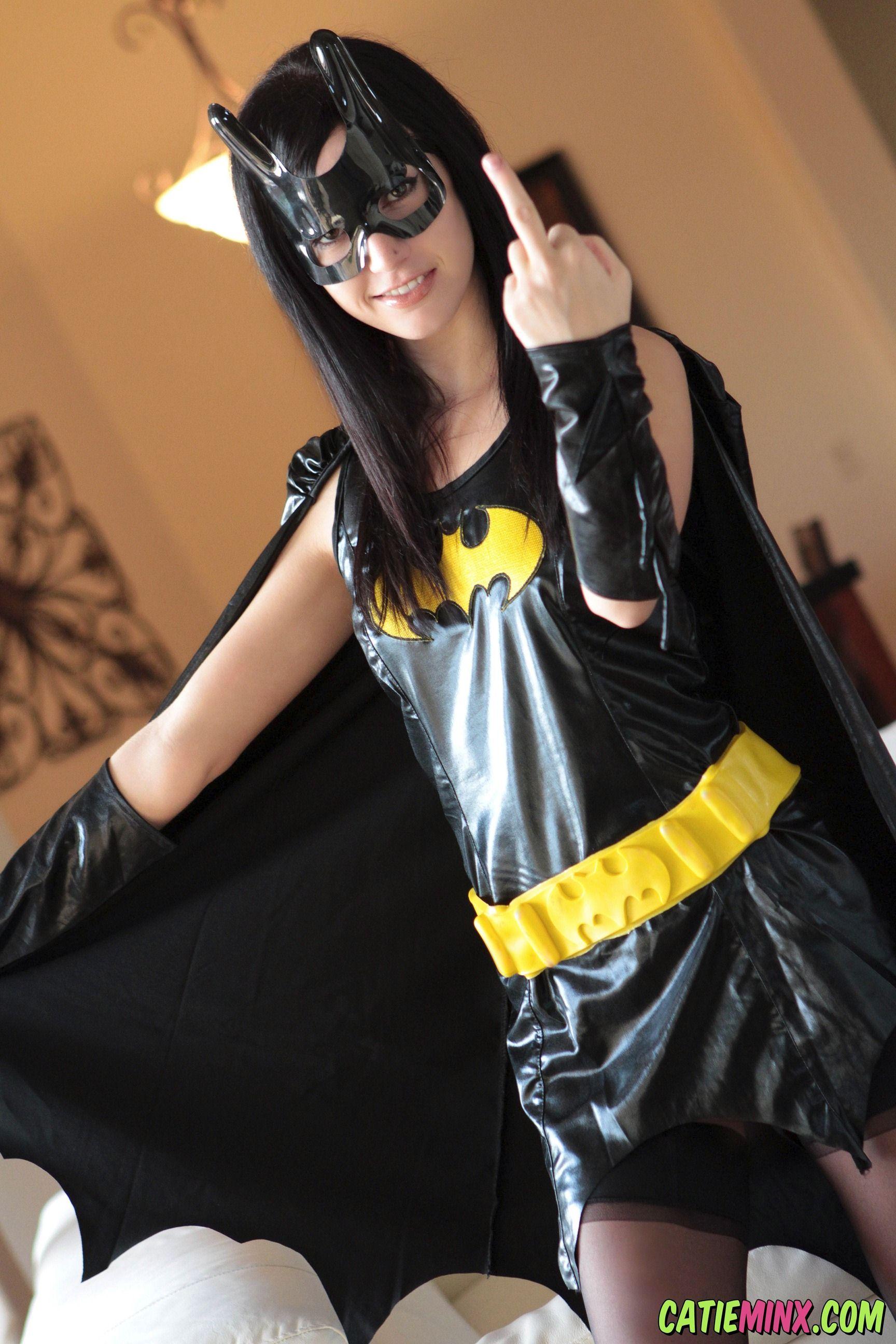 Pictures of Catie Minx celebrating the release of The Dark Knight Rises in style #53726969