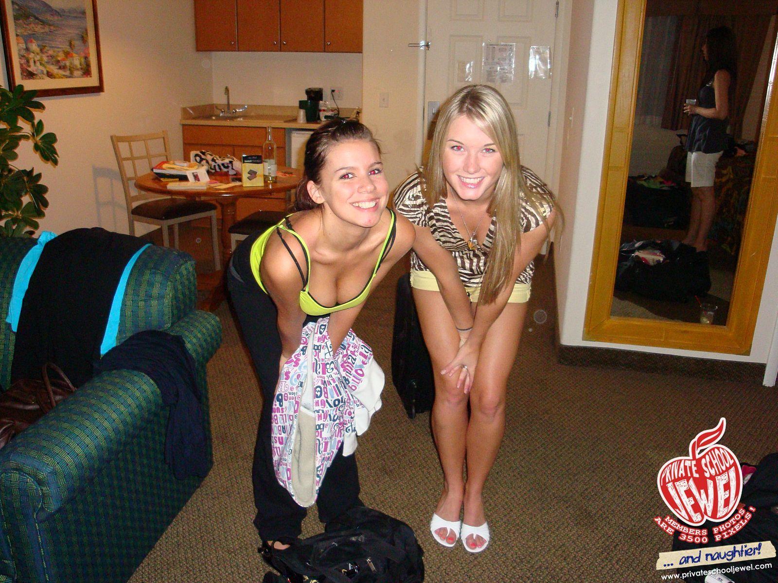 Pictures of Private School Jewel flashing with her girlfriend #59841659