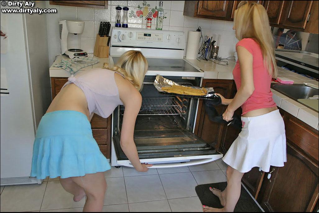Pics of Dirty Aly and XXX Raimi getting it on in the kitchen #54067967