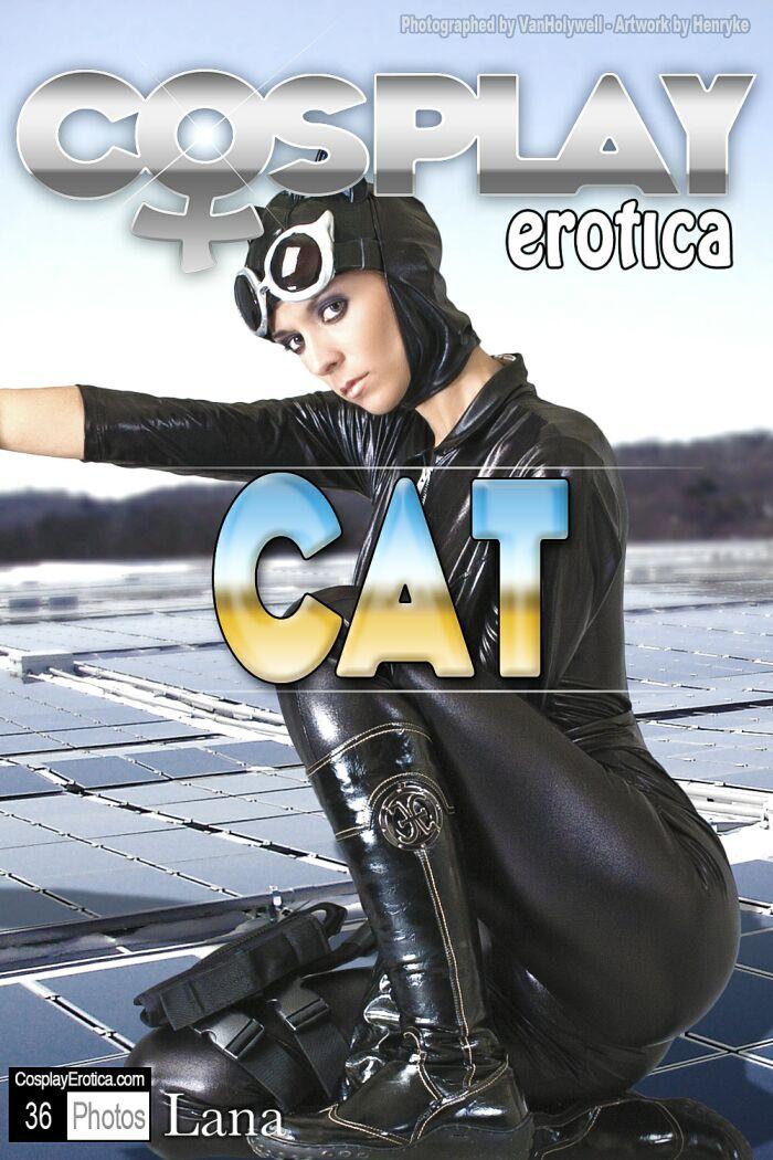 Sexy cosplay girl Lana dresses up as Cat Woman #58814779