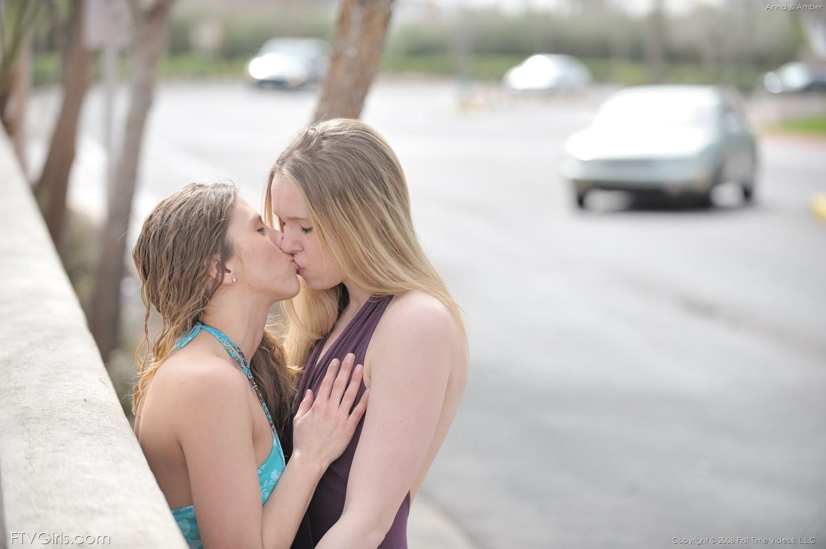 Pictures of two hot teens eating pussy in public #60462873