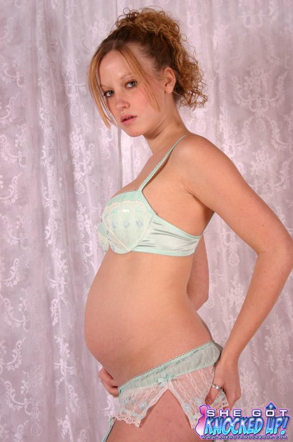 Knocked Up Teen In Just A Lil Lace #54583544