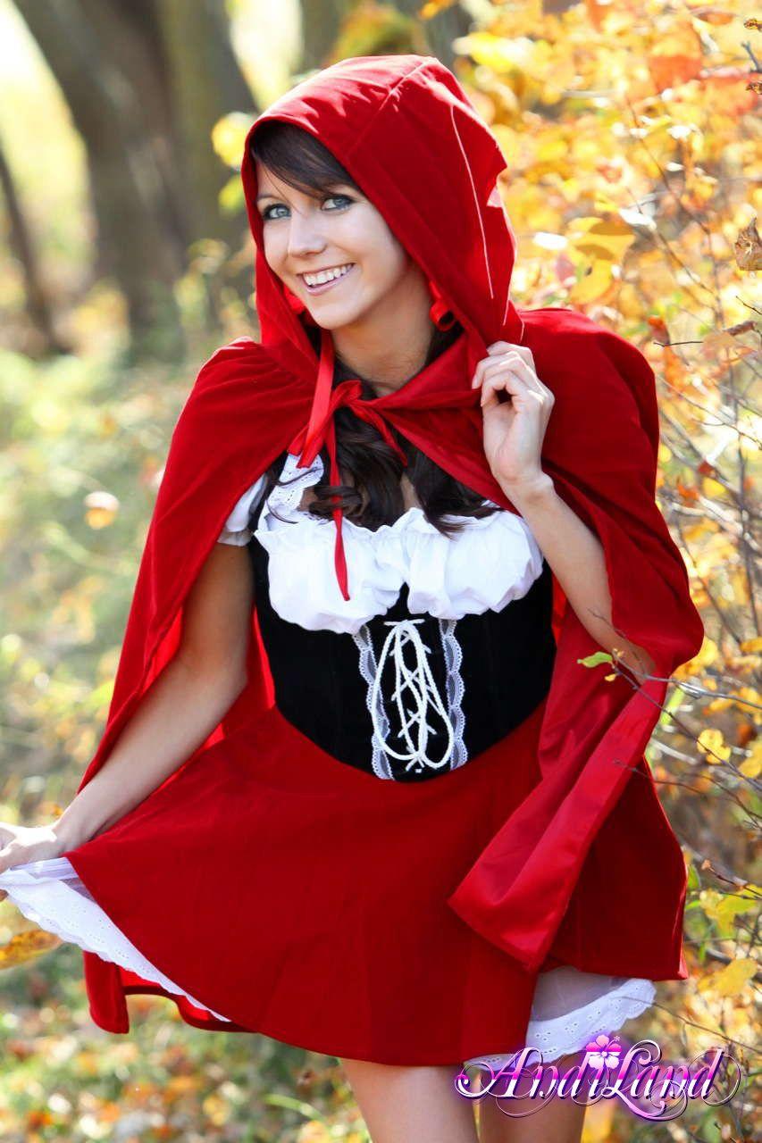 Pictures of Andi dressed up as little red riding slut #53146863