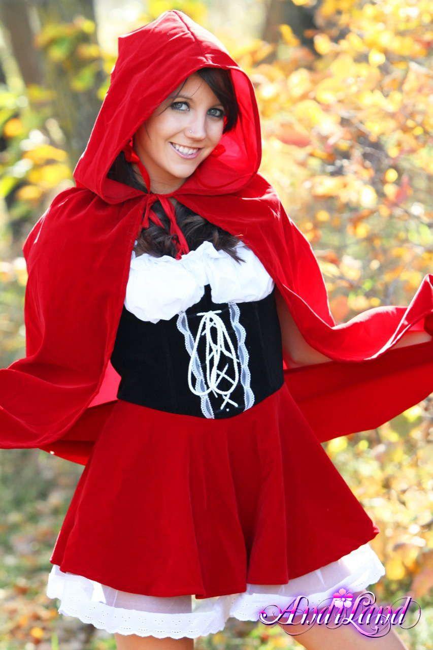 Pictures of Andi dressed up as little red riding slut #53147002