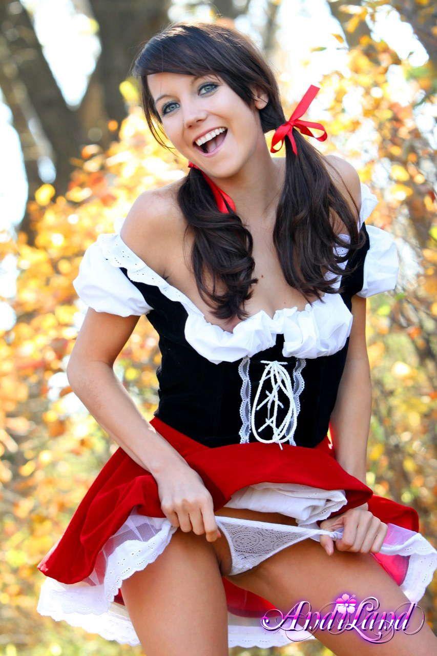 Pictures of Andi dressed up as little red riding slut #53147220