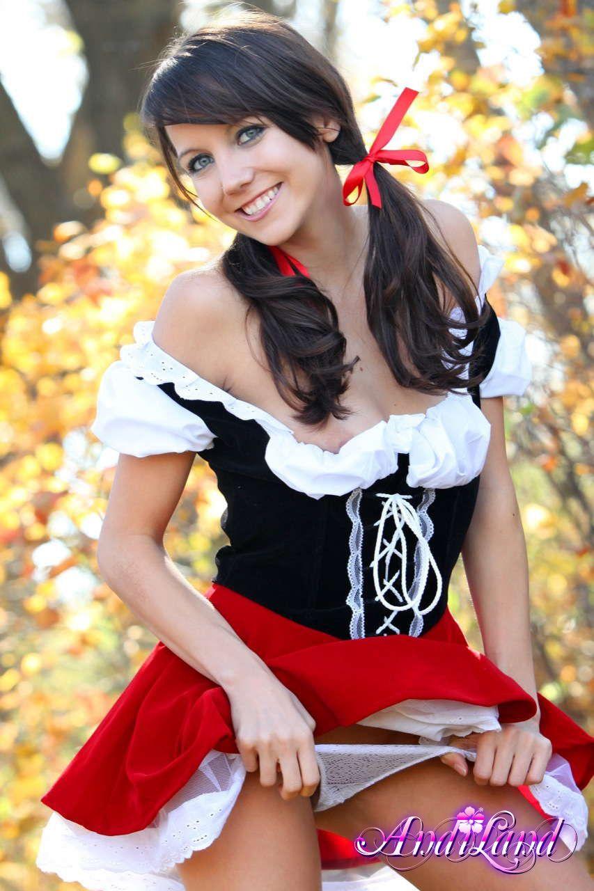 Pictures of Andi dressed up as little red riding slut #53147265