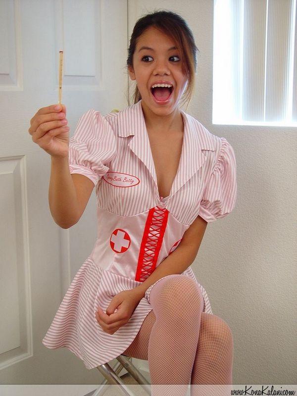 Pictures of teen Kona Kalani dressed as a naughty nurse #58766546