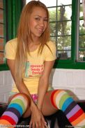 Tania Spice Is Sucking On A Penis Shaped Rainbow Lollipop Then Plays With Her Vibrator And Anal Beads