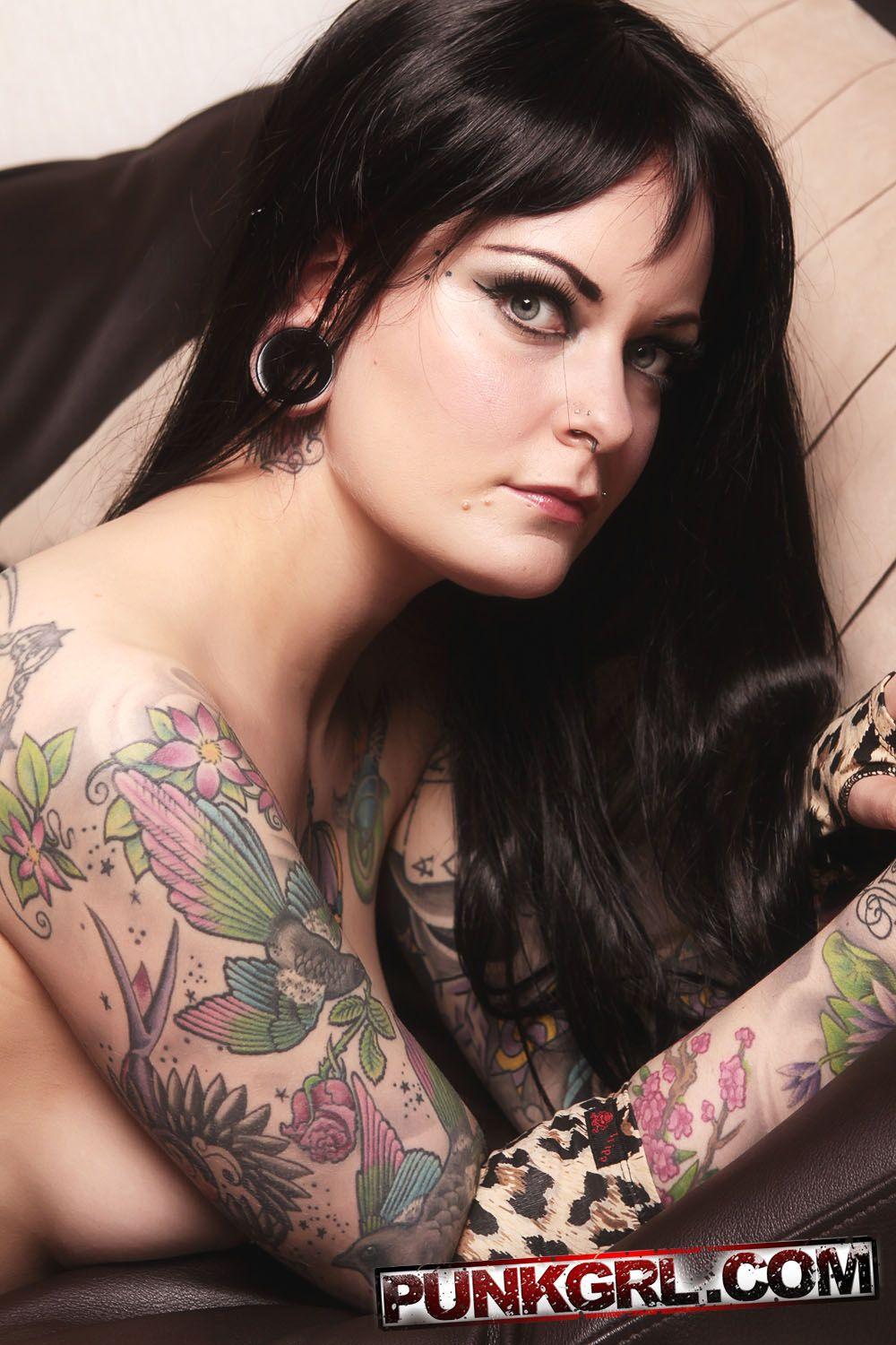 Pictures of tattooed chick Ms Propaganda getting nude for you #60762327