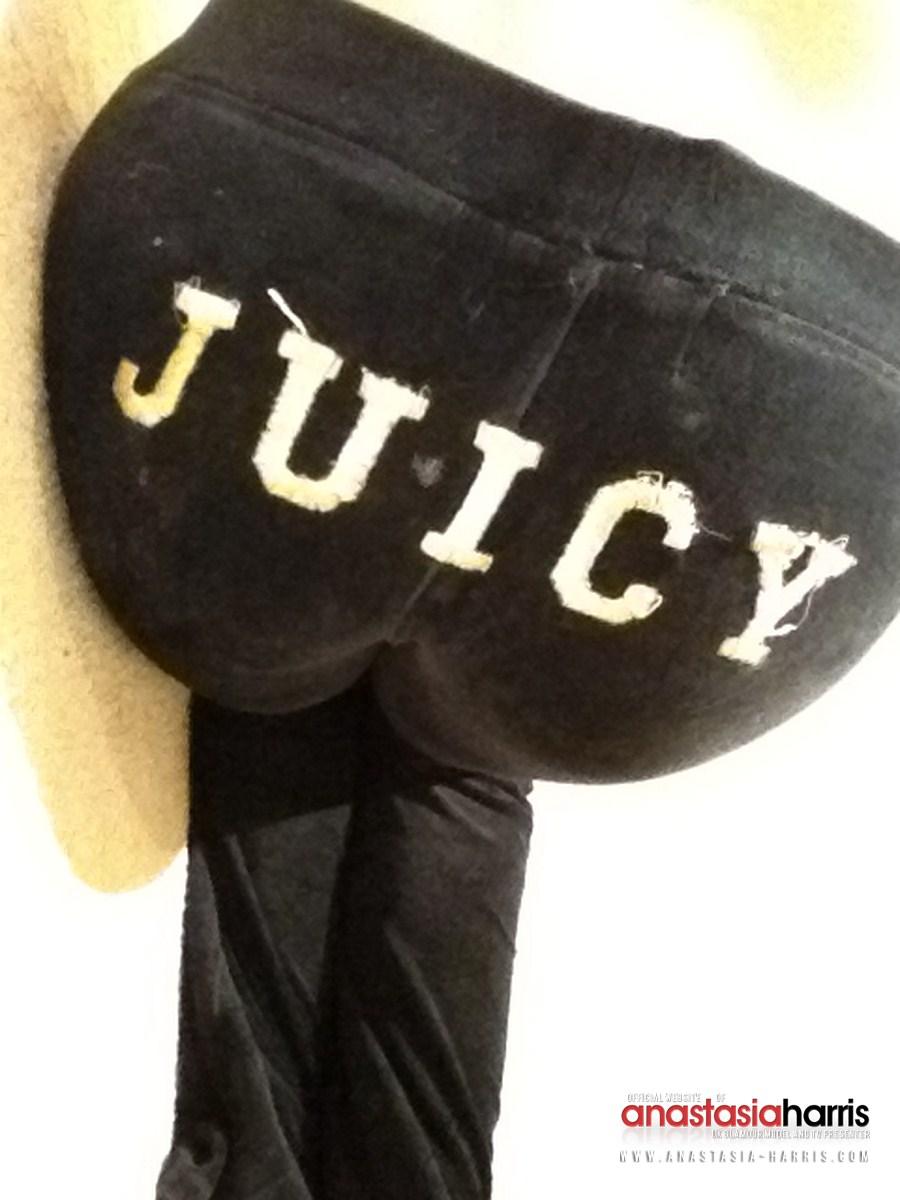 Anastasia Harris just in her Juicy pants at home #53125596