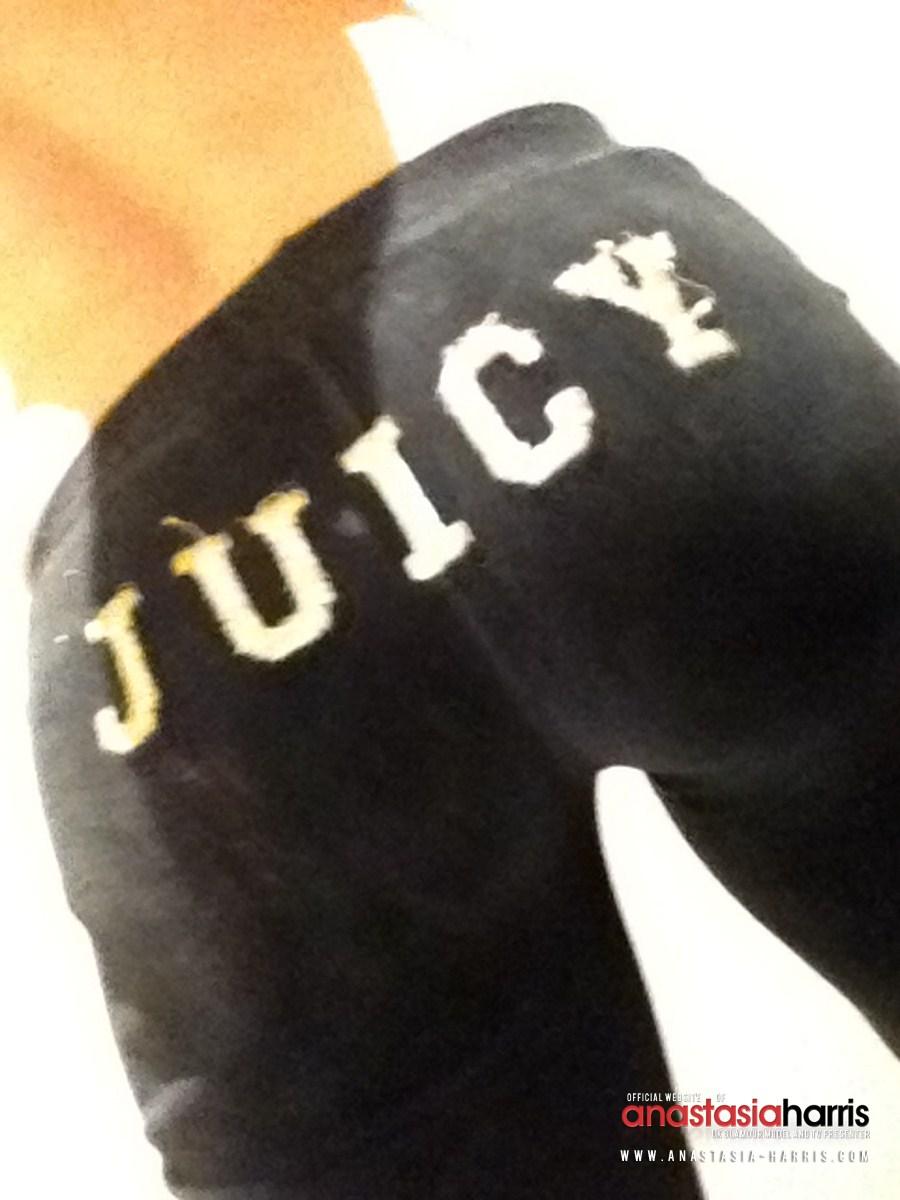 Anastasia Harris just in her Juicy pants at home #53125630