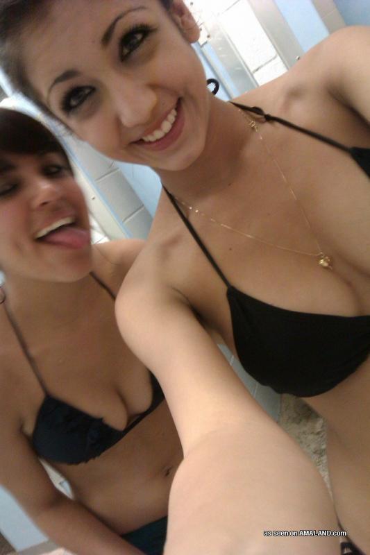 Kinky bikini teens camwhoring in a beach resort's bathroom #60919578