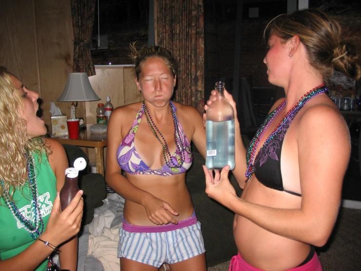 Naughty college coeds at parties strip naked when the cameras come out #60349429
