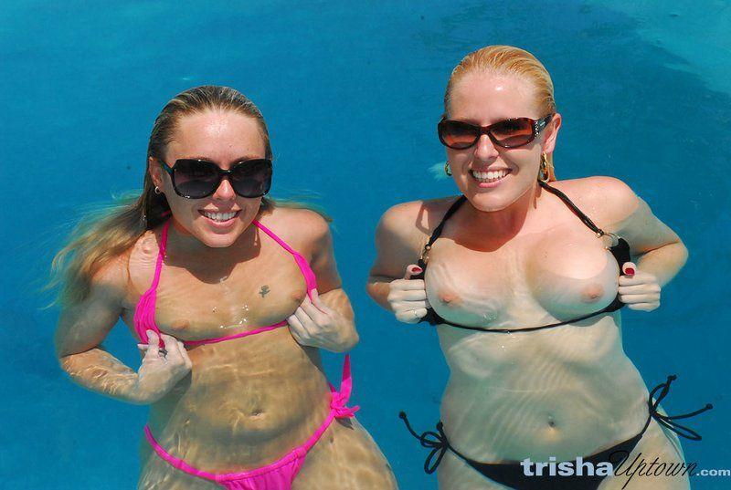 Pictures of Trisha Uptown showing off with her bikini friends #60113493