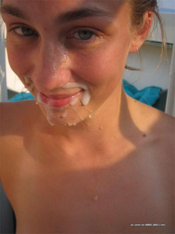 Pictures of a wild girlfriend fucking on a boat for a messy facial #60671227