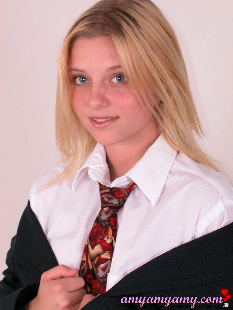 Pictures of teen Amy Amy Amy teasing as a schoolgirl #53103066