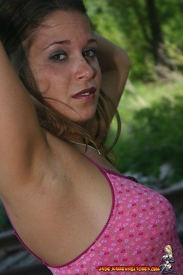Pictures of teen girl Jade showing off in a hot dress #60524046