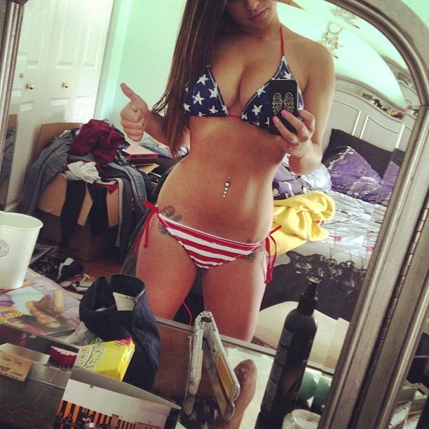 Wild and hot college girls send selfies of their July 4th celebrations #60846328