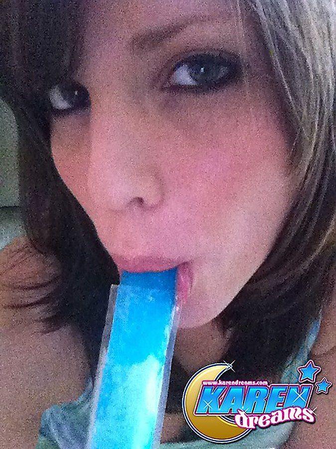 Pictures of doing hot things to a cold popsicle #57995269