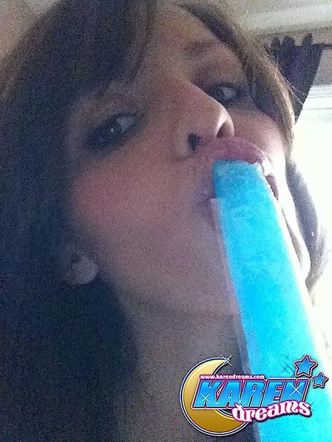 Pictures of doing hot things to a cold popsicle #57995345