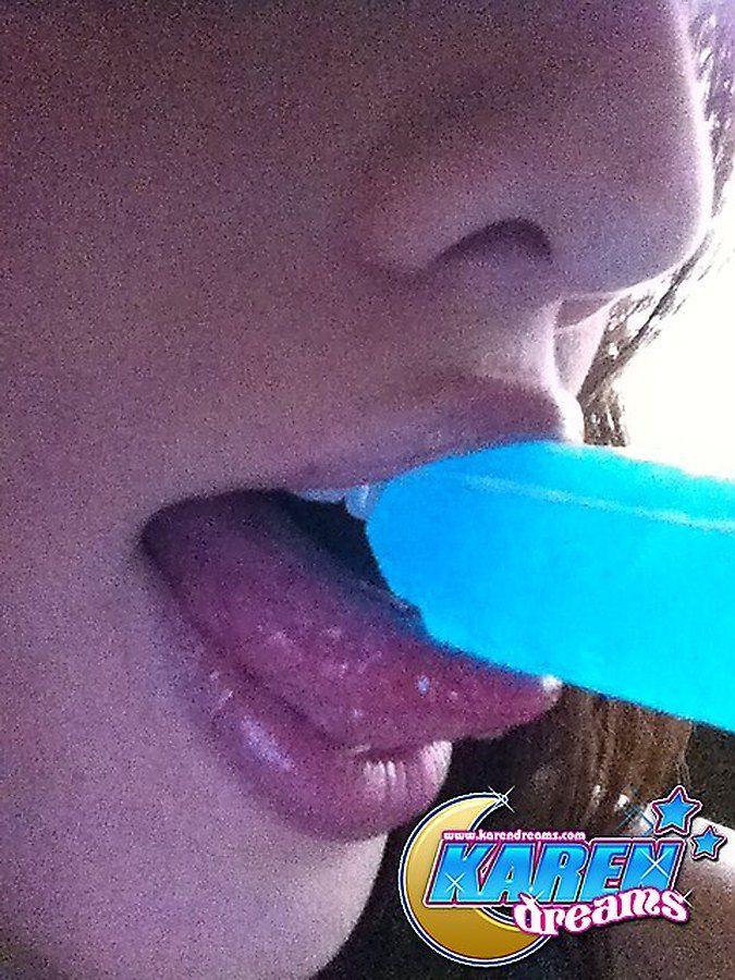 Pictures of doing hot things to a cold popsicle #57995448