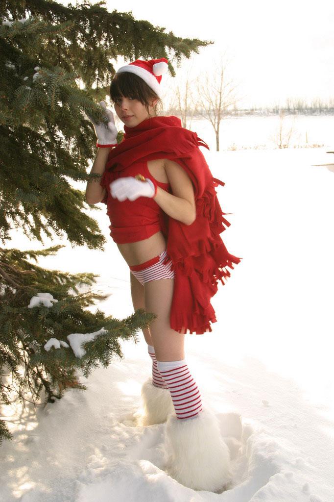 Bilder von Teen Hottie Ariel Rebel, die Spaß an Weihnachten haben
 #53300630