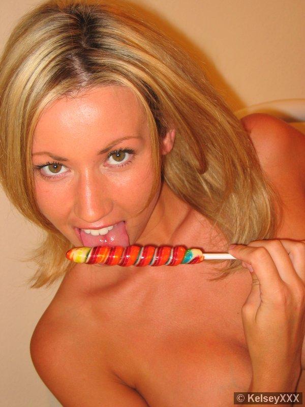 Pictures of Kelsey XXX having fun with a sucker #58718450