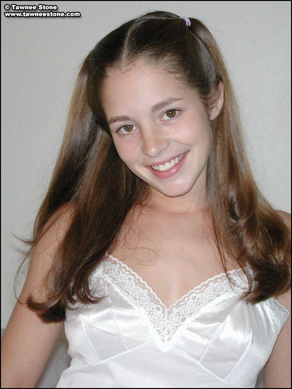 Pictures of teen Tawnee Stone slipping out of her white dress #60061476