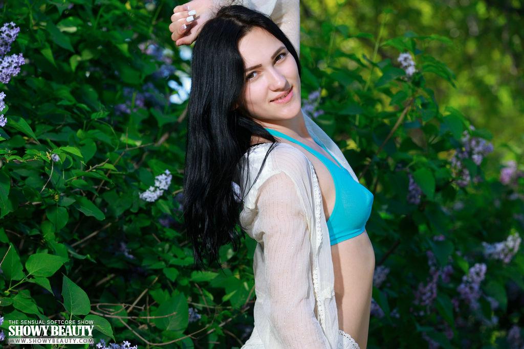 Beautiful teen Lika invites you into her secret garden #54896749