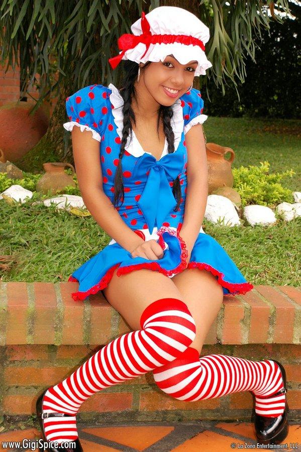 Pictures of teen nympho Gigi Spice dressed up for halloween #54508332