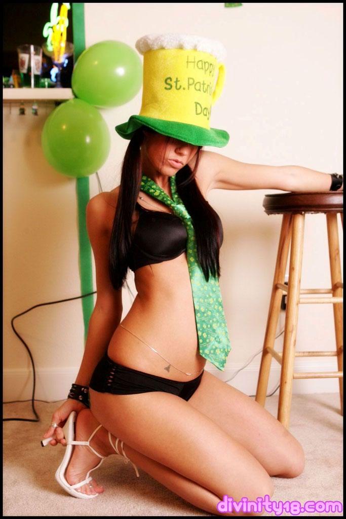 Pictures of Divinity 18 having a st. patty's day party #54089765