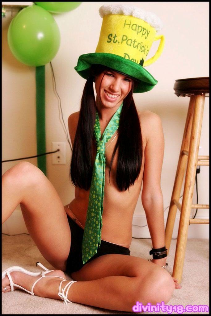 Pictures of Divinity 18 having a st. patty's day party #54089791