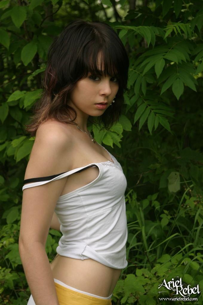 Ariel gets topless outside #53305122