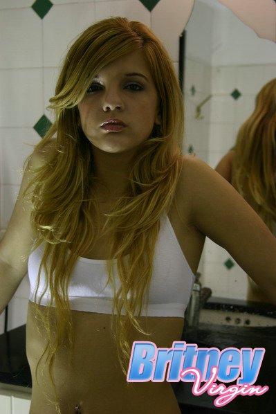 Pictures of Britney Virgin teasing in the bathroom #53533187