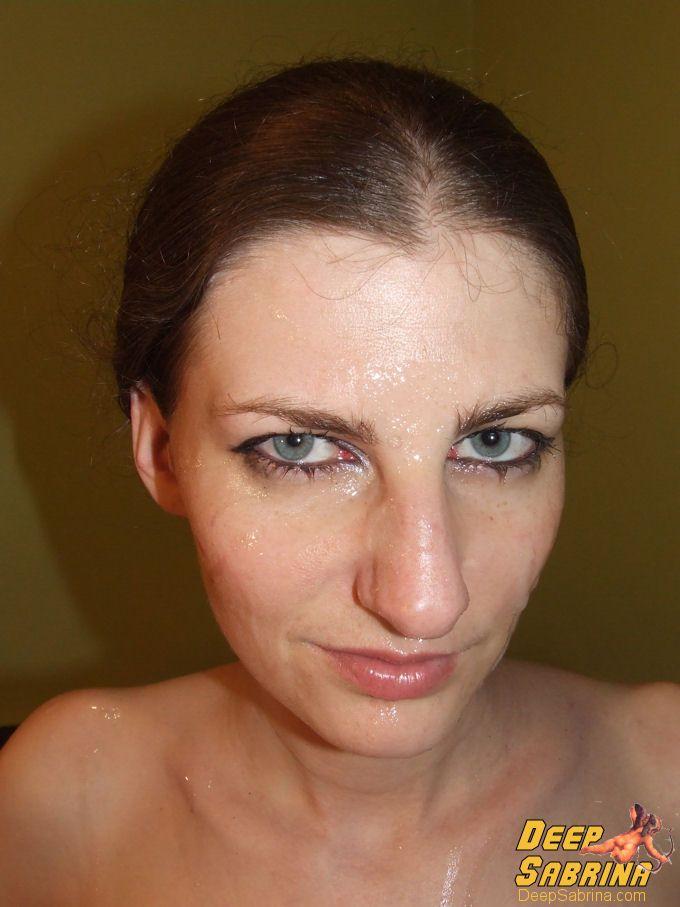 Pictures of Sabrina Deep enjoying a face full of hot jizz #59887141
