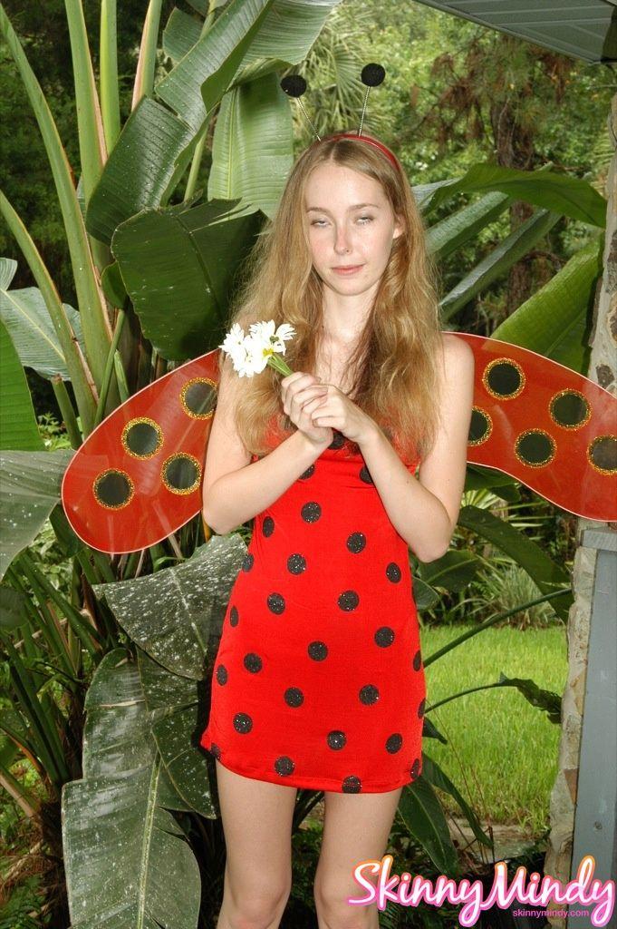 Pictures of Skinny Mindy dressed as a pretty lady bug #59978055