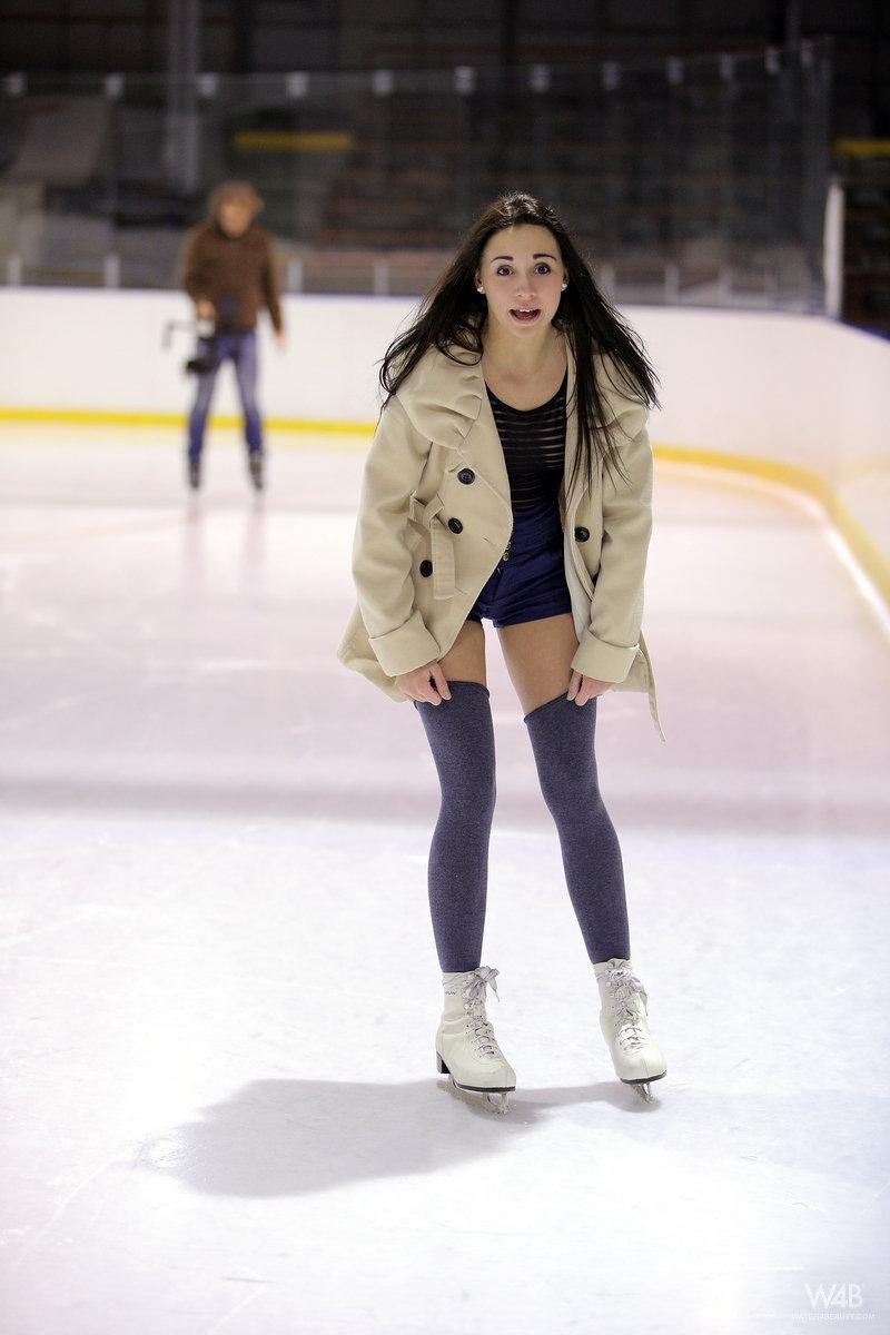 Figure skater Andys masturbates on the ice rink #53168255