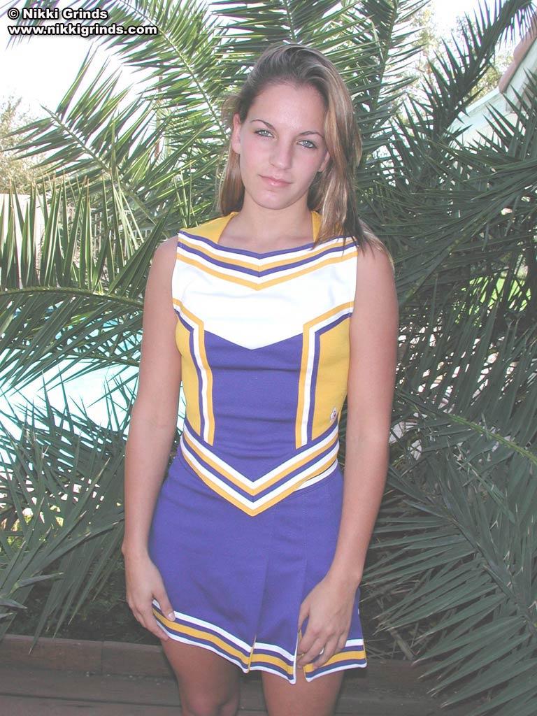 Pics of Nikki Grinds dressed as a sexy cheerleader #59778964