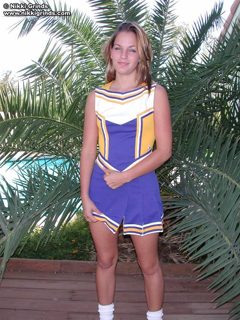 Pics of Nikki Grinds dressed as a sexy cheerleader #59779001