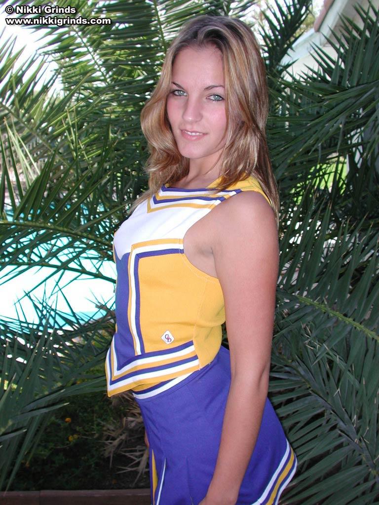 Pics of Nikki Grinds dressed as a sexy cheerleader #59779114
