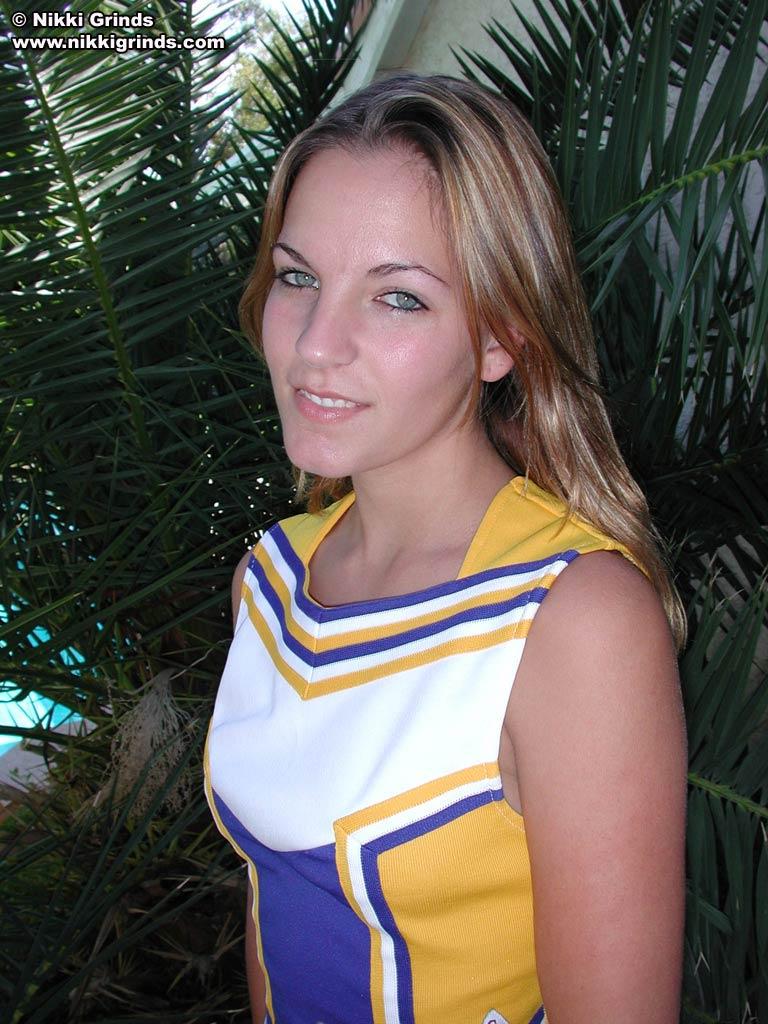 Pics of Nikki Grinds dressed as a sexy cheerleader #59779122