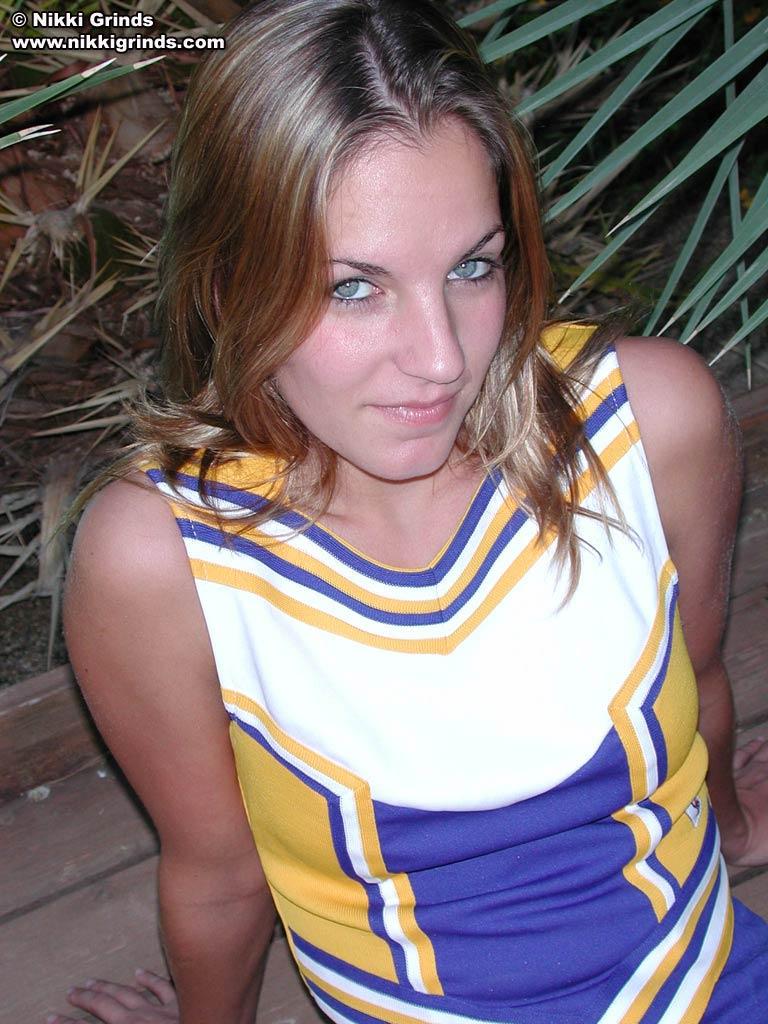 Pics of Nikki Grinds dressed as a sexy cheerleader #59779216