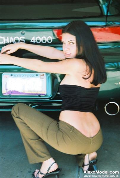 Alexa Model poses and plays #52955411