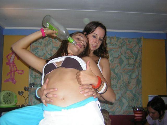 Crazy wild college coeds get naughty while they party #60349847