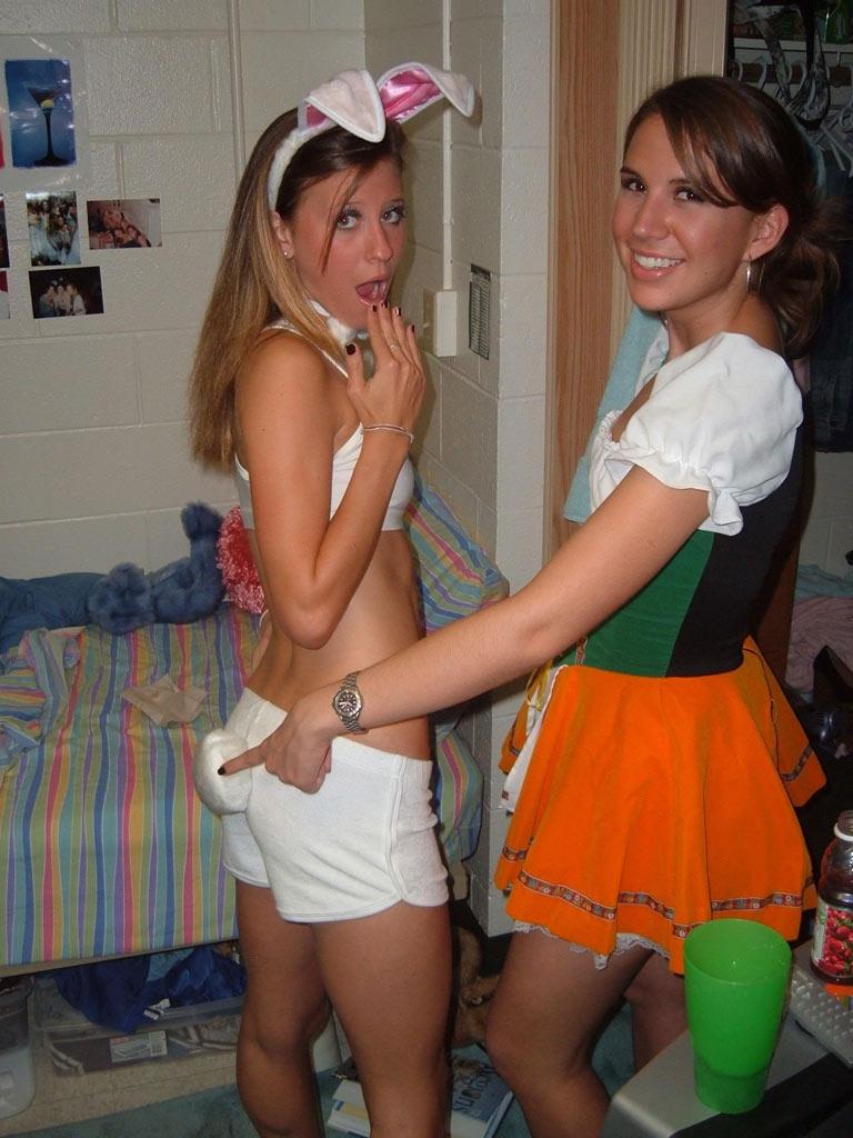 Crazy wild college coeds get naughty while they party #60349865